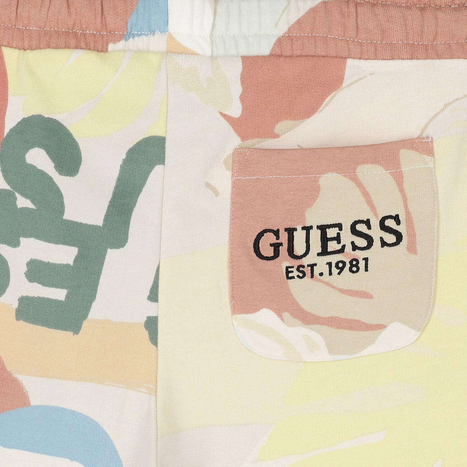 شورت بشعار متعدد الألوان للأولاد, 1, hi-res image number null