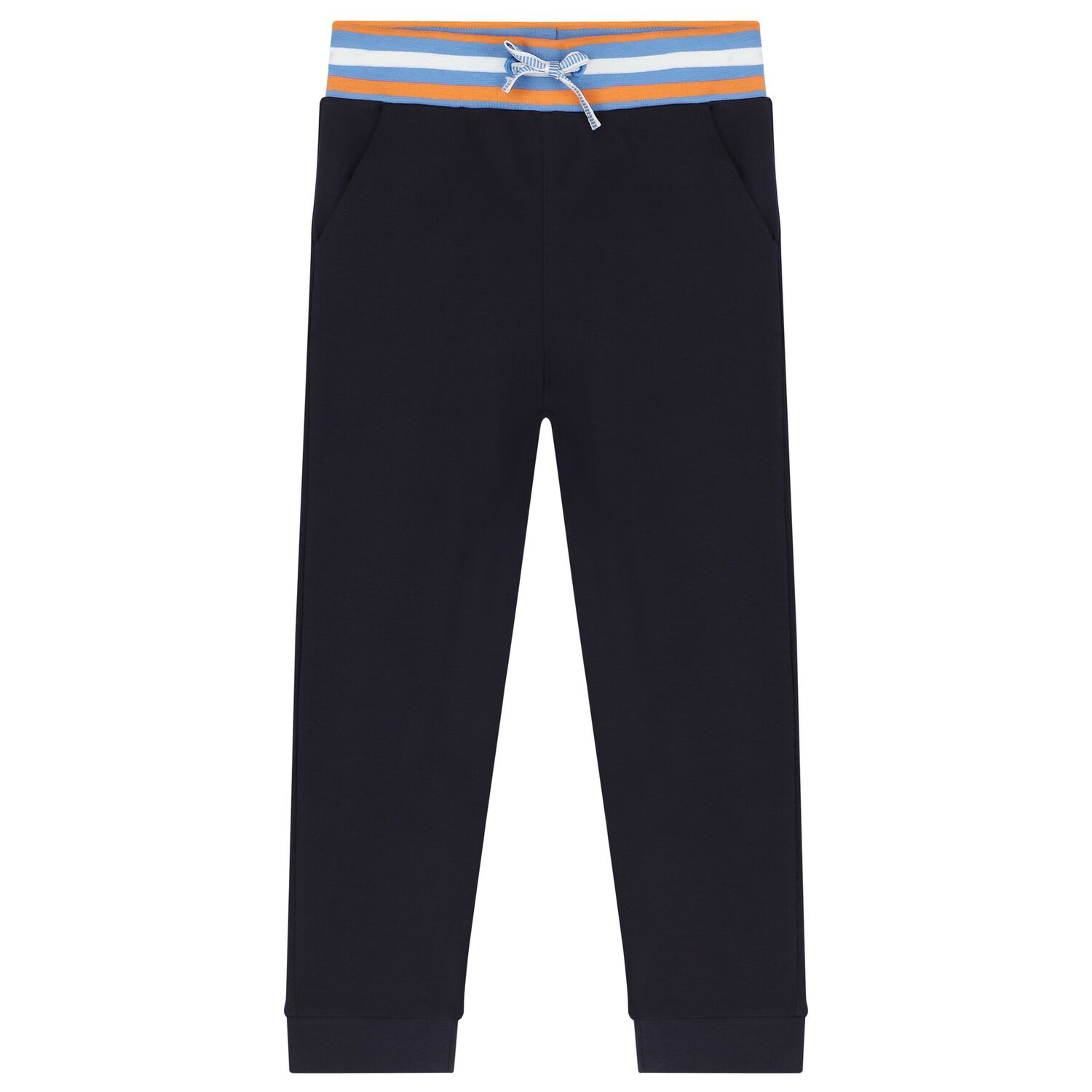 Boys Navy Teddy Joggers, 1, hi-res image number null