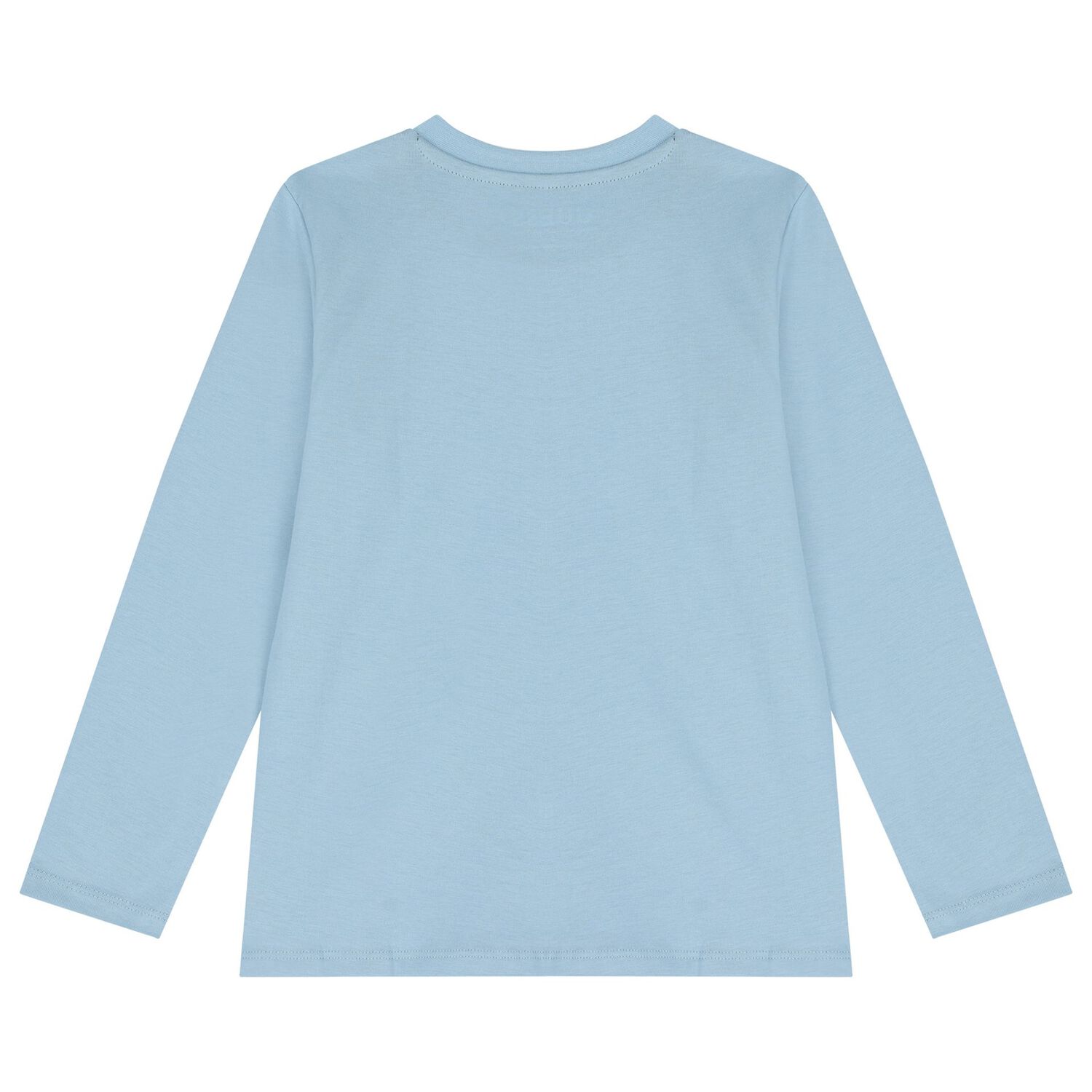 Boys Blue Teddy Bear Long Sleeve Top, 4, hi-res