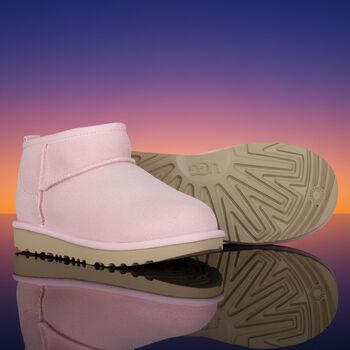 حذاء اطفال كلاسيك الترا مينى دازل باللون البينك