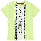 Boys Green Logo T-Shirt, 1, hi-res