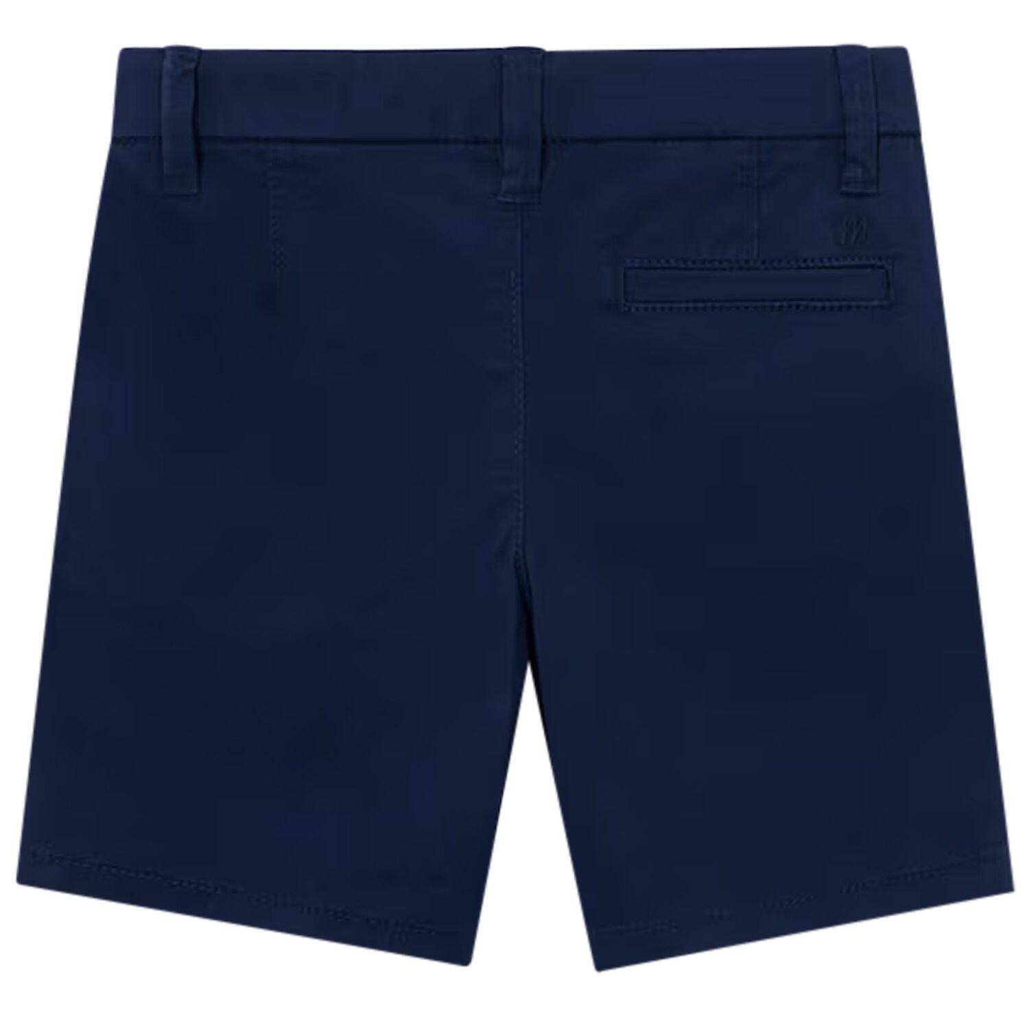 Boys Navy Blue Chino Shorts, 5, hi-res