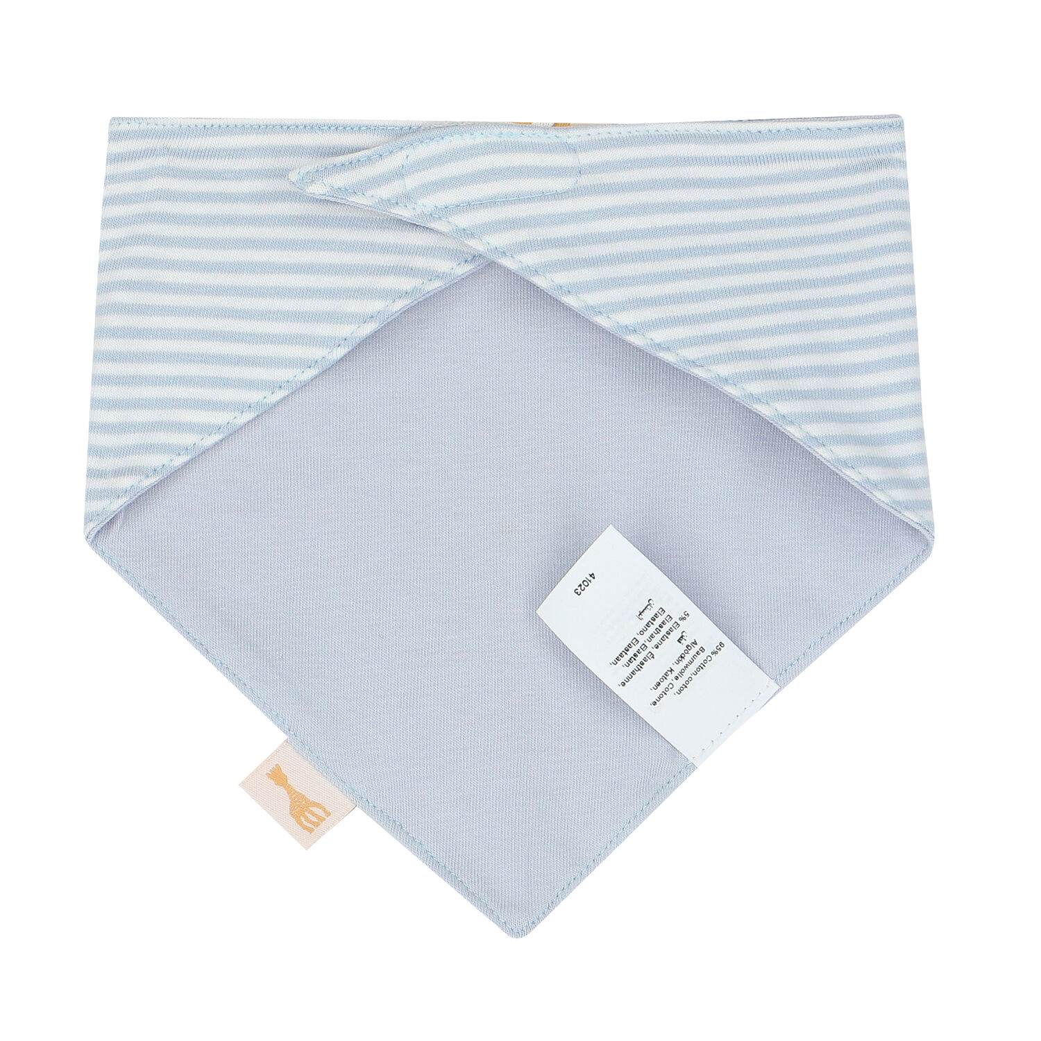 مريلة بالشعار باللون الأبيض والأزرق, 2, hi-res