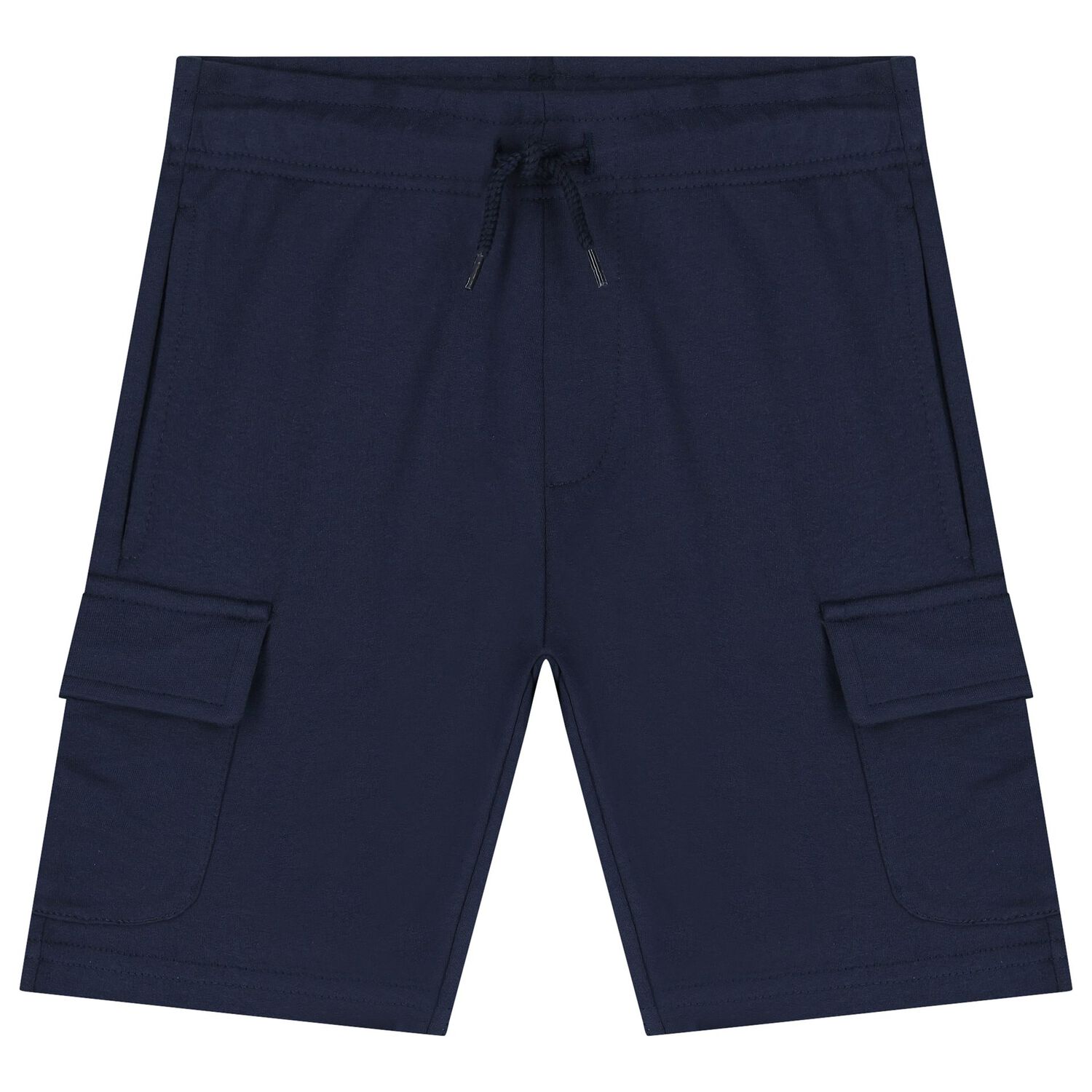 Boys White & Navy Blue Shorts Set, 2, hi-res image number null