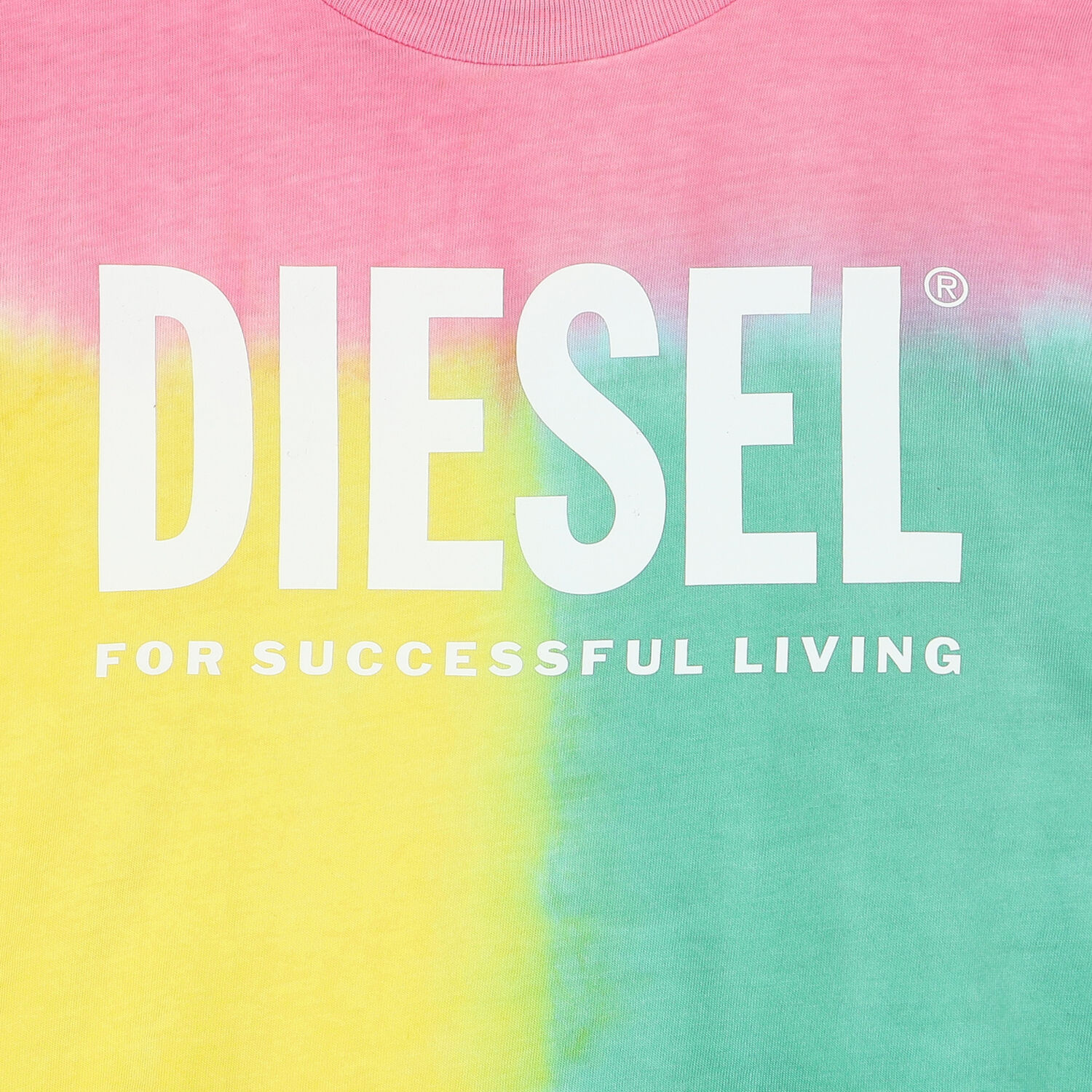 Girls Pink, Yellow & Green Logo T-Shirt, 1, hi-res image number null