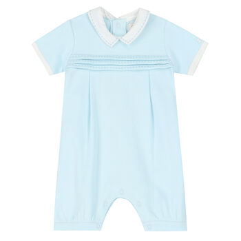 Baby Boys Blue Romper