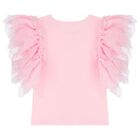 تيشيرت بنات عيد الميلاد 2 باللون الوردي, 1, hi-res