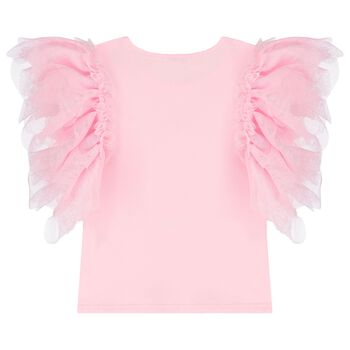 Girls Pink 2nd Birthday T-Shirt