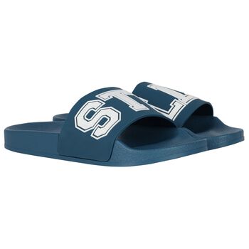 Boys Blue Varsity Logo Sliders