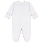 White & Red First Christmas Babygrow, 1, hi-res