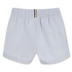 Younger Boys Blue Logo Swim Shorts, 2, hi-res