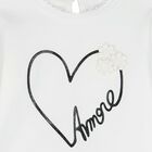 بلوزة قطنية بلون أبيض, 1, hi-res