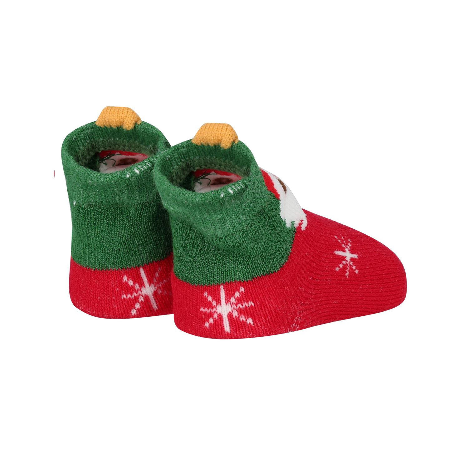 جوارب أطفال باللونين الأحمر والأبيض (3 قطع), 1, hi-res