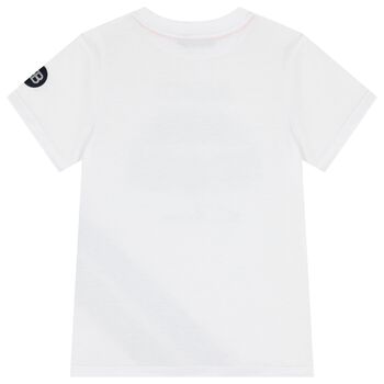 Boys White Logo T-Shirt