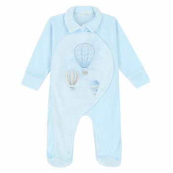 Baby Boys Blue Babygrow