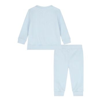 Baby Boys Blue Polo Bear Tracksuit