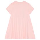 Girls Pink Boke Flower Dress, 1, hi-res
