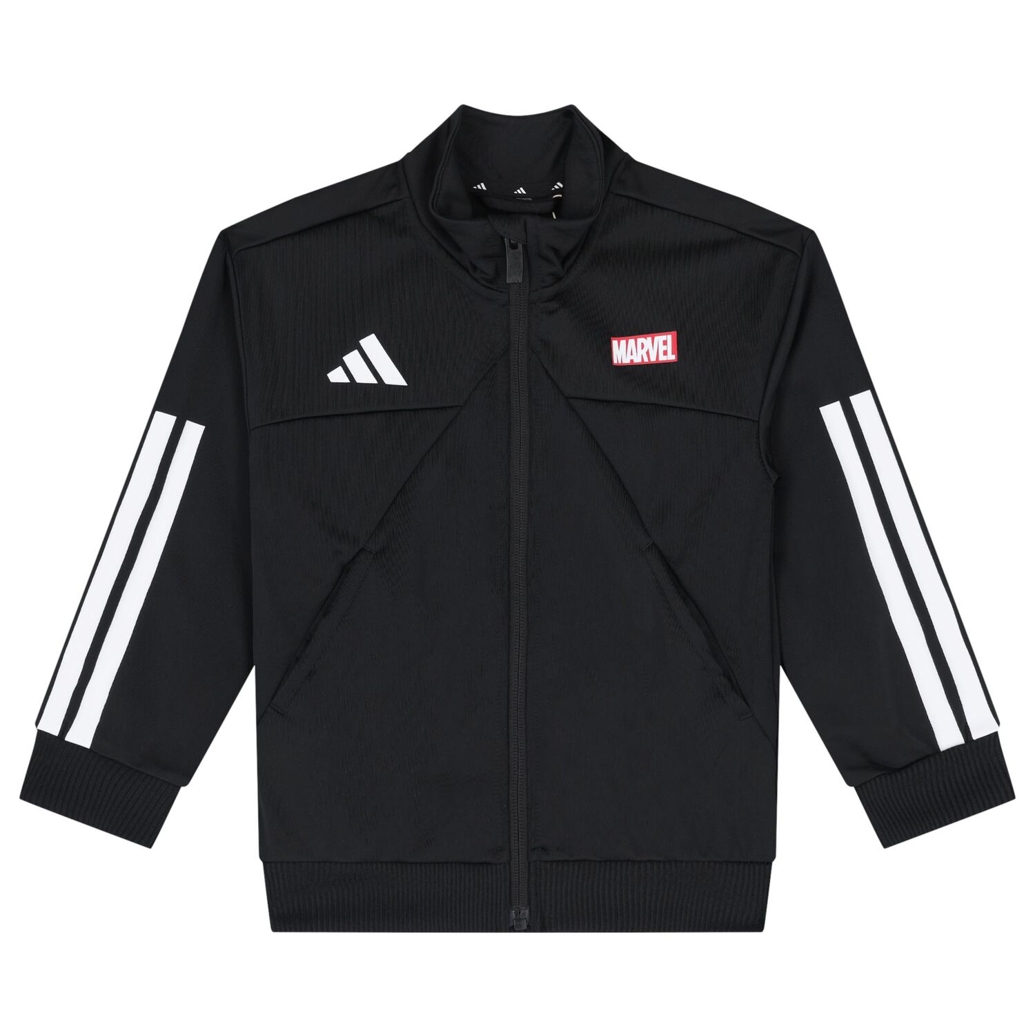 Boys Black Logo Marvel Tracksuit, 1, hi-res image number null