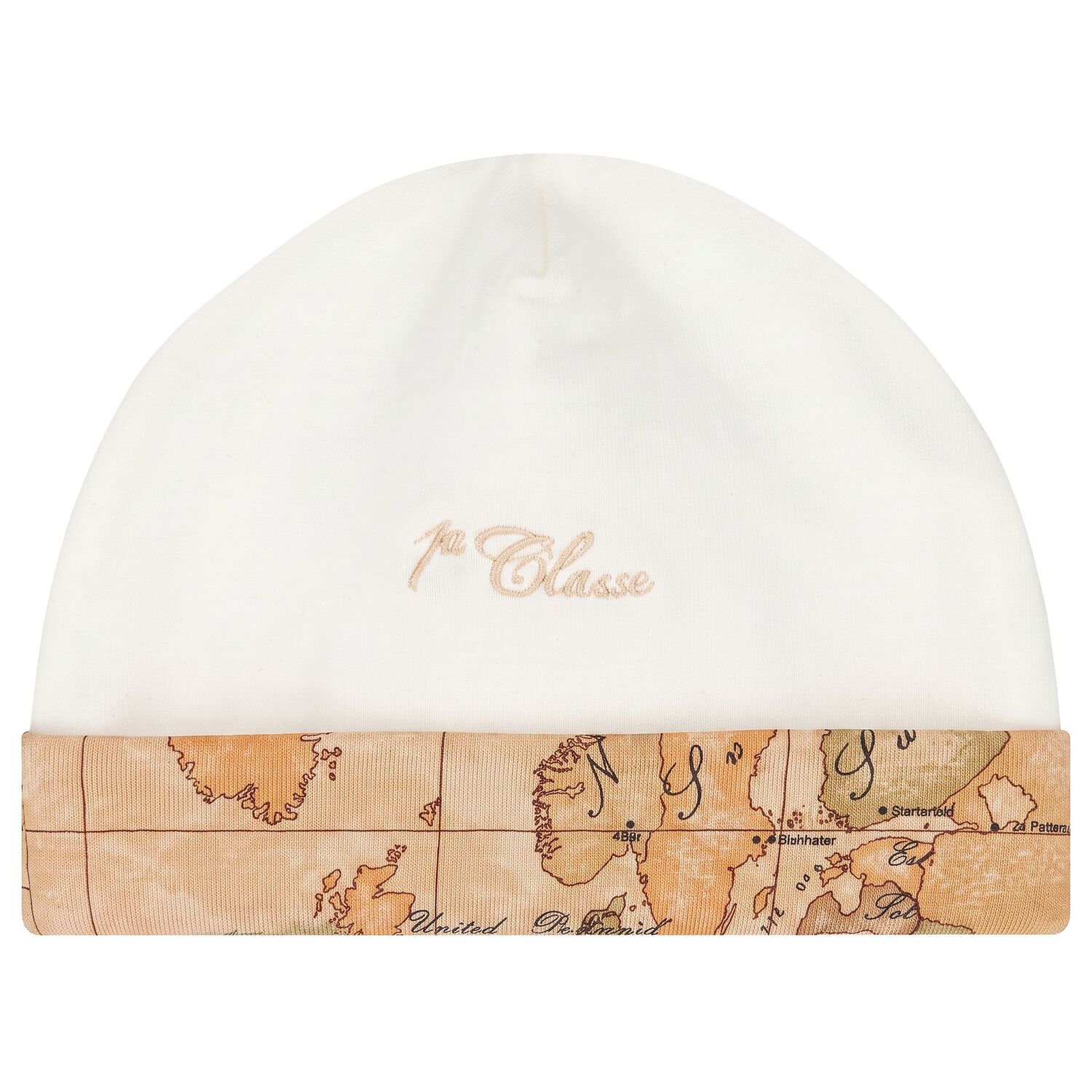Baby Boys Navy Blue & Beige Geo Map Babygrow Gift Set, 1, hi-res