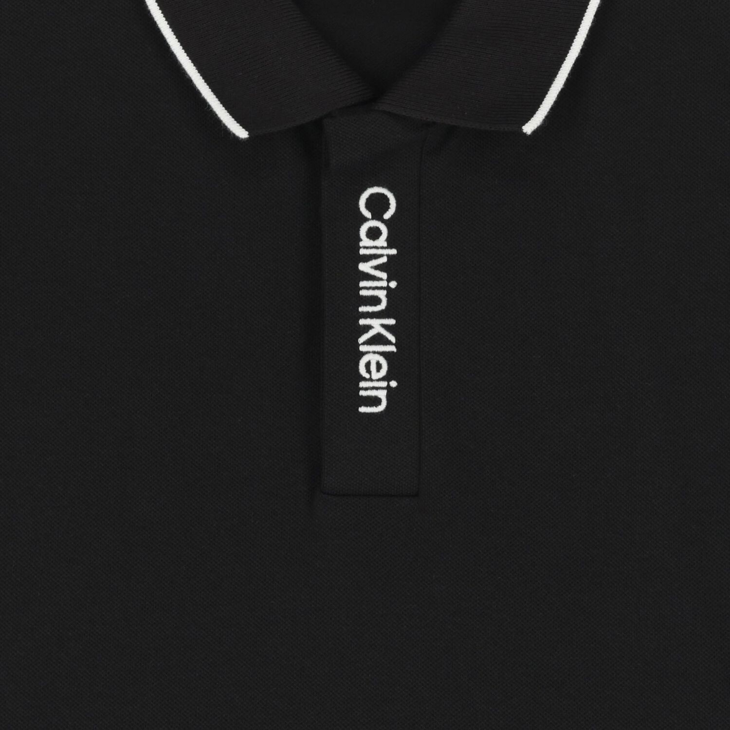 Boys Black Logo Polo Shirt, 2, hi-res