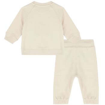 Beige Logo Tracksuit