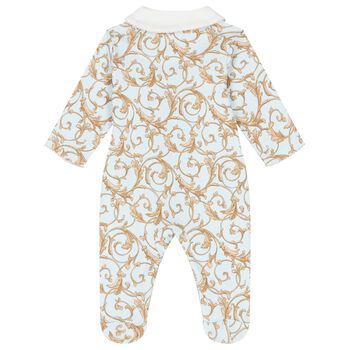 Baby Boys Blue & Gold Babygrow