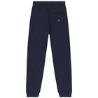Boys Navy Blue Joggers, 1, hi-res