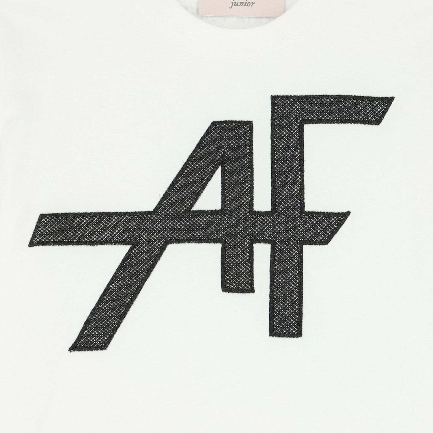 تيشيرت بالشعار باللون الابيض للاولاد, 1, hi-res image number null