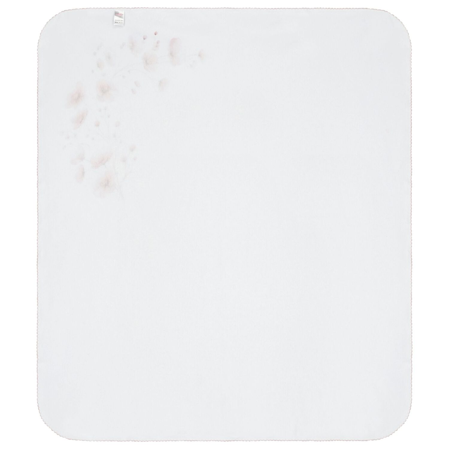 Baby Girls White & Pink Floral Babygrow Set, 1, hi-res image number null