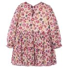 Girls Pink Floral Dress, 1, hi-res