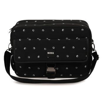 Black Logo Baby Changing Bag