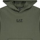 Boys Green Logo Hooded Top, 5, hi-res