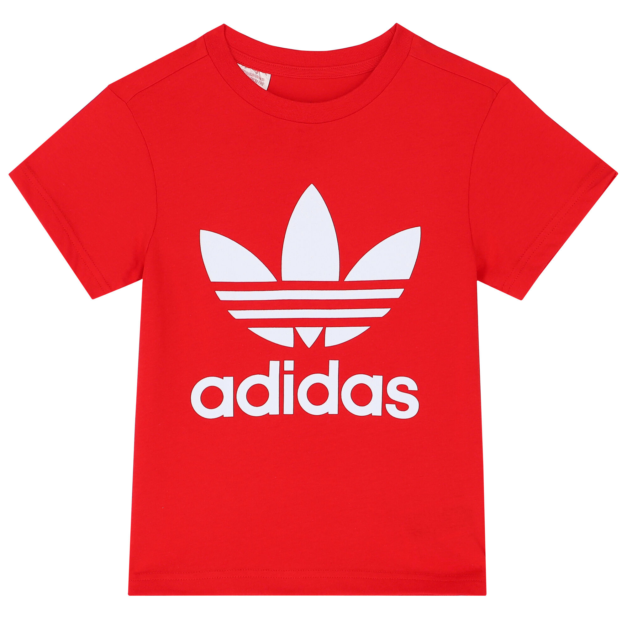 Boys red adidas new arrivals shirt
