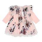 Baby Girls Pink Floral Tulle Doris Dress, 1, hi-res