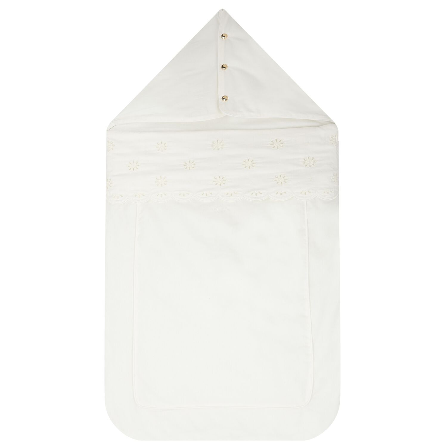 مدس بالشعار باللون العاجي للبنات  , 1, hi-res