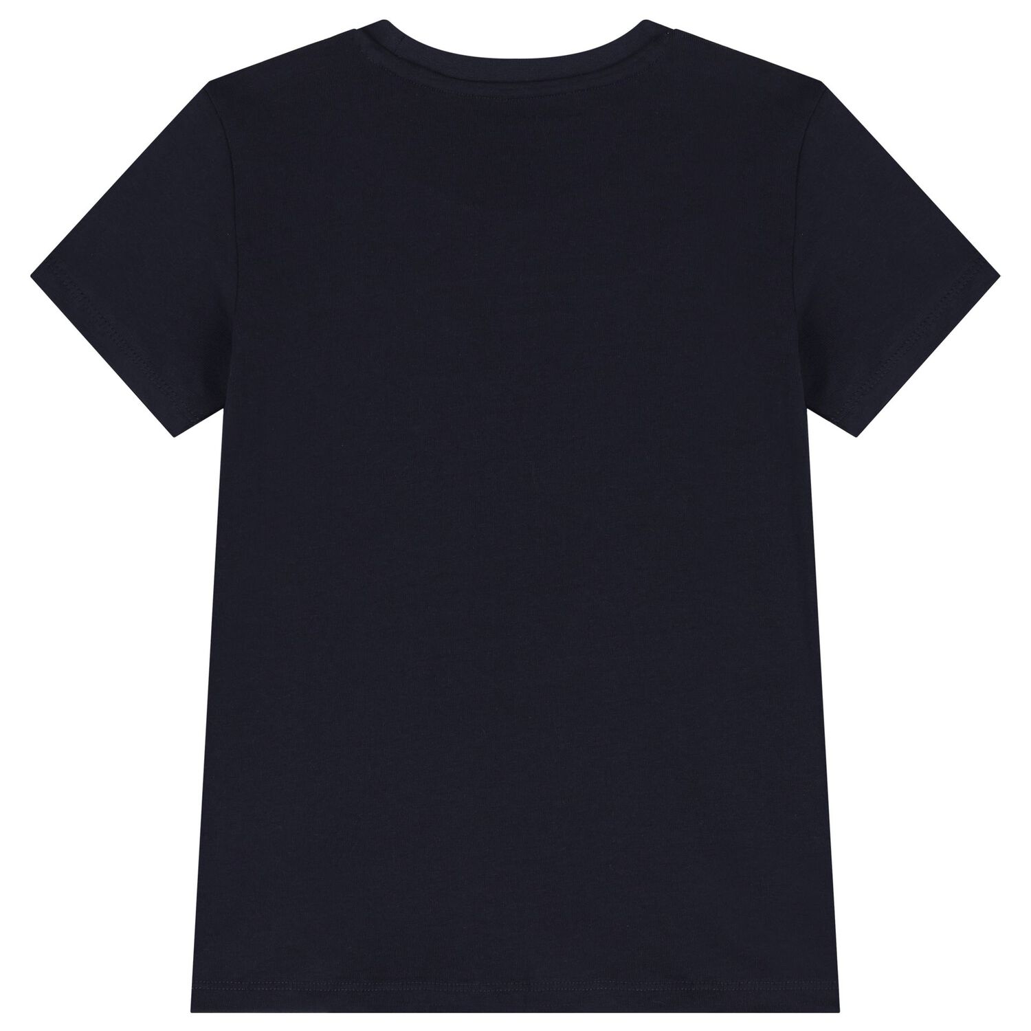 Boys Navy Blue Teddy Bear Logo T-Shirt, 2, hi-res image number null