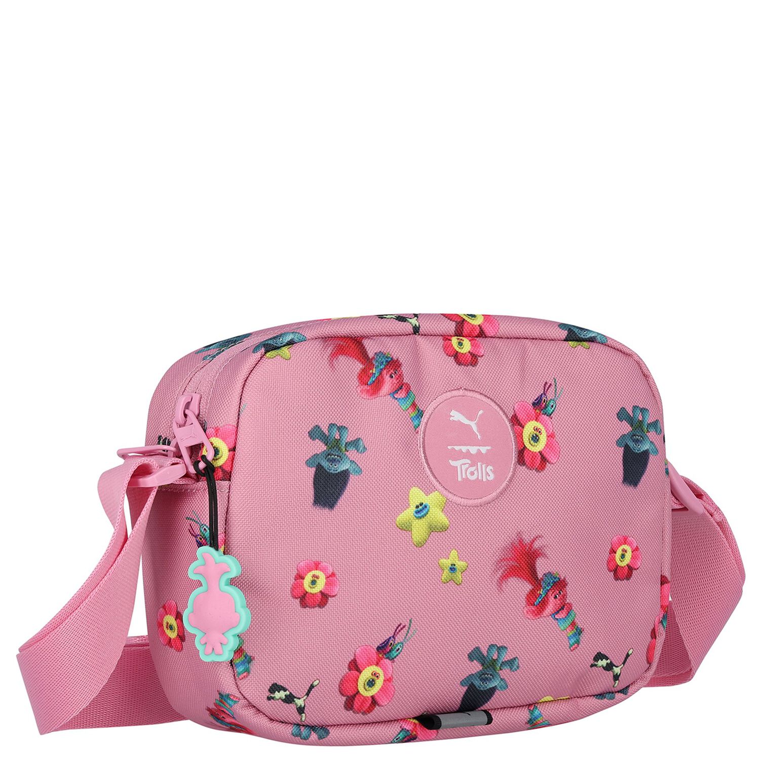 حقيبة يد للبنات بطبعة باللون الزهري, 1, hi-res