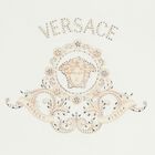 تيشيرت بنات بشعار ميدوسا باللون الأبيض, 1, hi-res