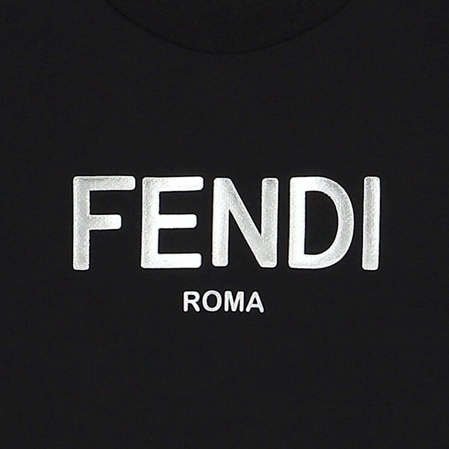 سويت شيرت بالشعار باللون الاسود والفضى, 1, hi-res