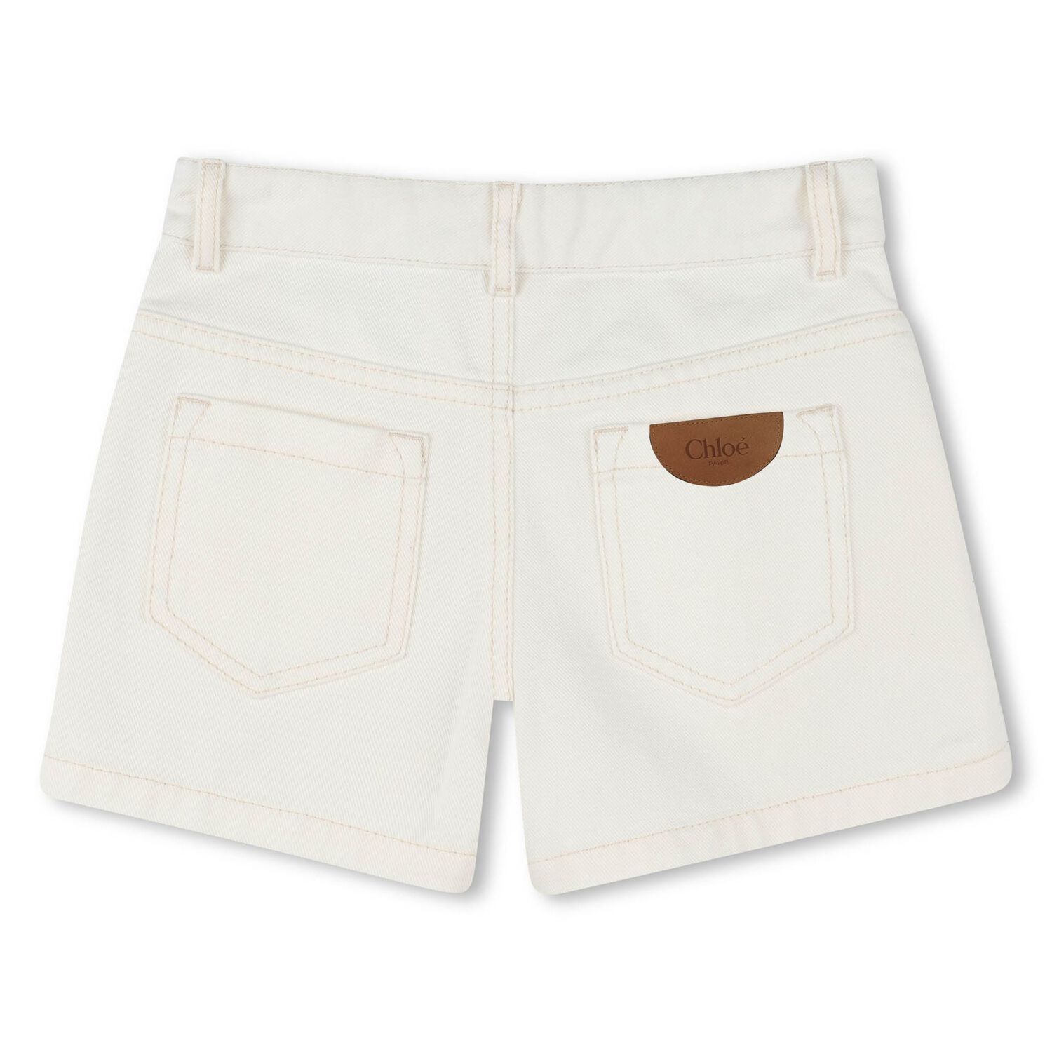Girls Ivory Shorts, 1, hi-res image number null