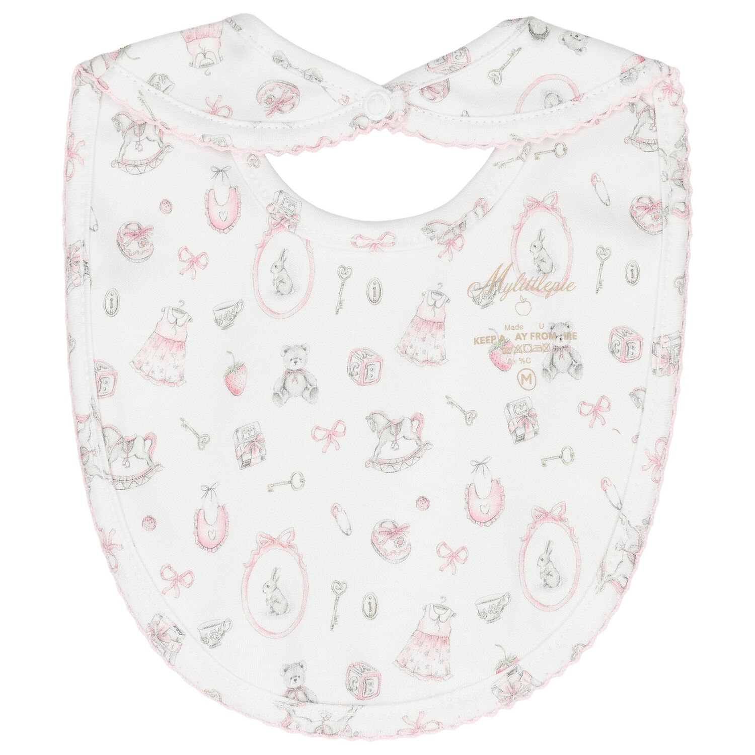 Baby Girls White Babygrow Gift Set (3 Piece), 1, hi-res image number null