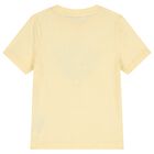 شورت بالشعار باللون الرمادي والأصفر للأولاد, 1, hi-res