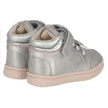 Girls Silver Trainers