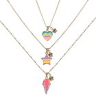 Girls Gold Necklaces ( 3-Pack ), 1, hi-res