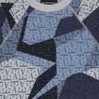 Boys Grey & Blue Logo T-Shirt, 1, hi-res