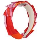 Girls Pink & Red Headband, 2, hi-res