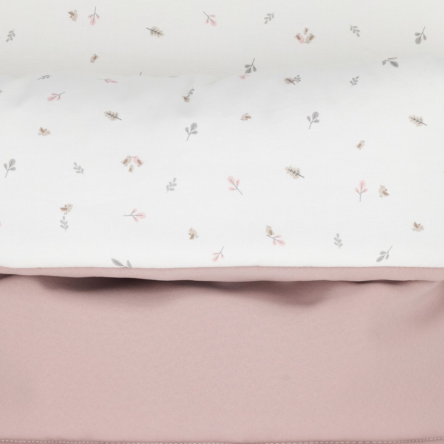 مدس بنات بالشعار باللون العاجى والوردى , 1, hi-res