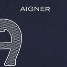 Younger Boys Navy Blue Logo T-Shirt, 3, hi-res