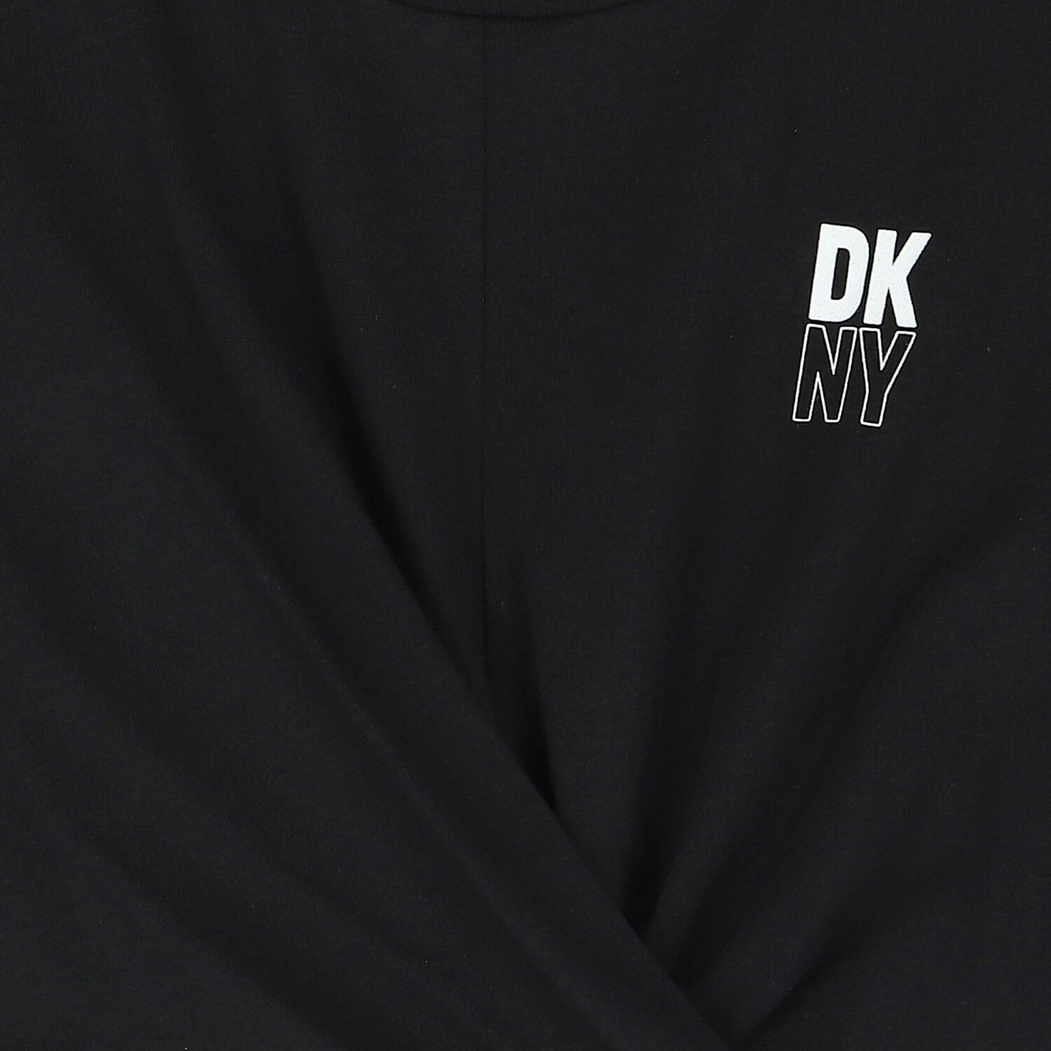 Girls Black Logo T-Shirt, 1, hi-res image number null