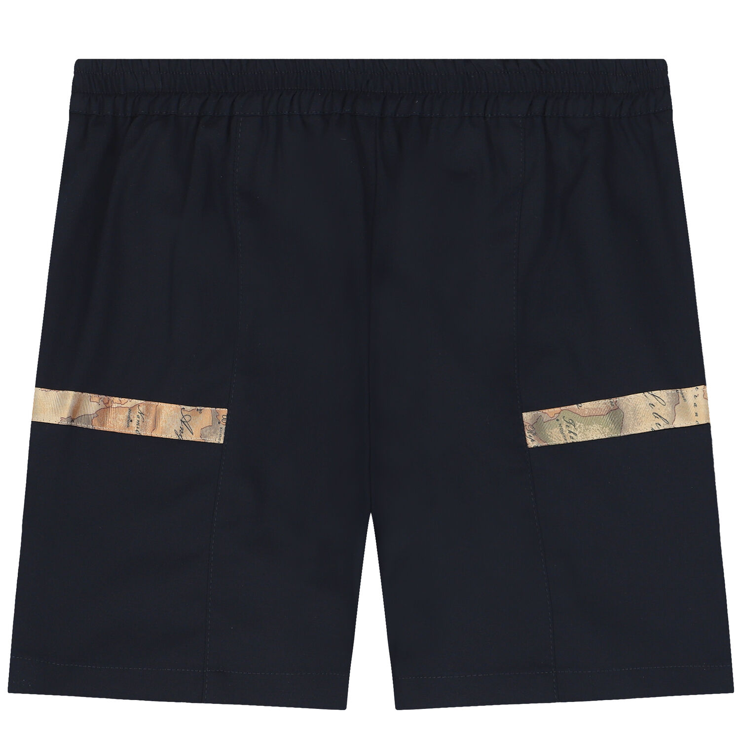 Boys Navy Blue Logo Shorts, 1, hi-res image number null
